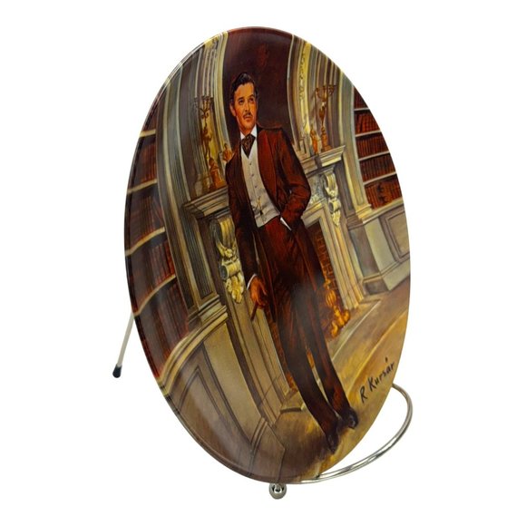 Gone With The Wind " Rhett" Plate 8.5" Vintage 1981 by Knowles - Picture 4 of 9